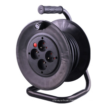 French 4 way extension cord reel customizable cable